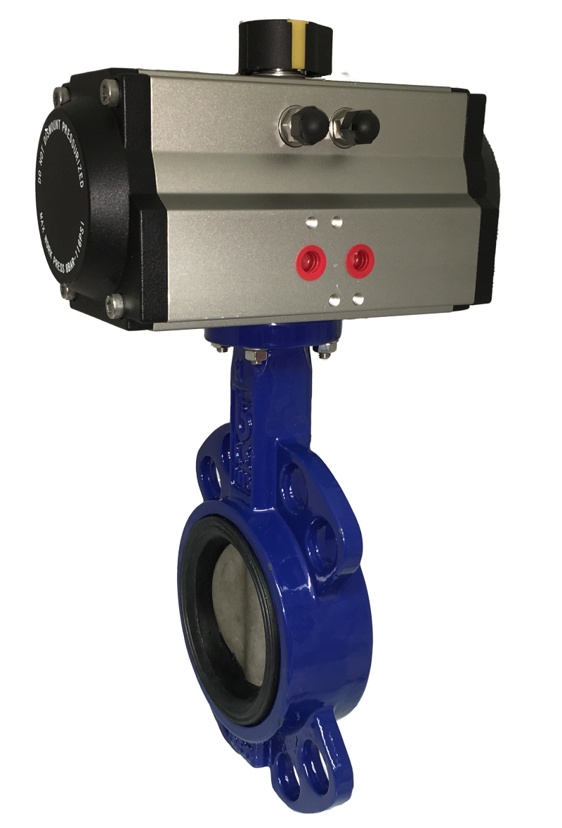 Pneumatic Actuator Operated Butterfly Valves Flowtech Valves And